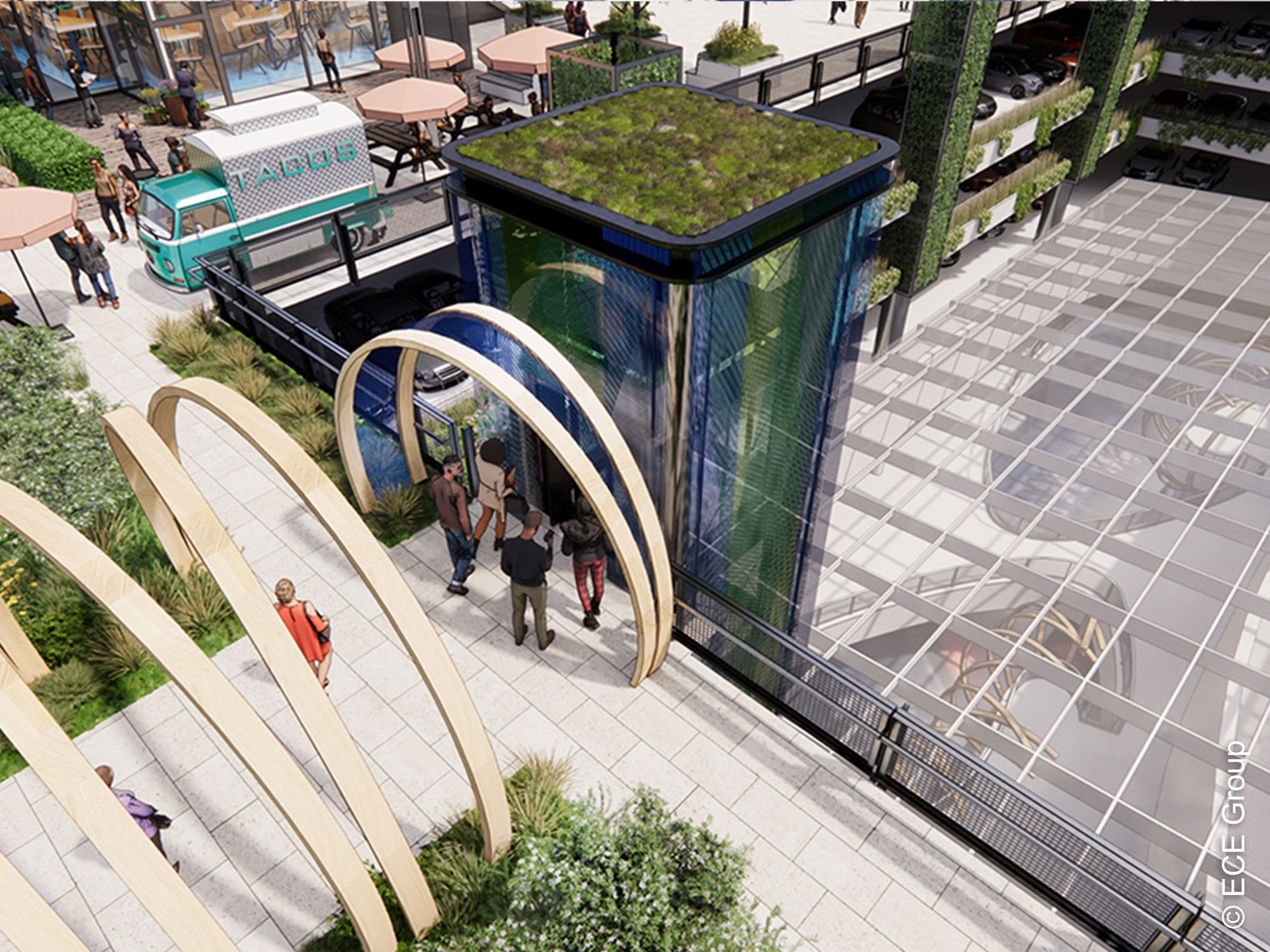 ECE-Skyline-Plaza-Rooftop-Lift-Modernisierung ECE - Skyline - Plaza - Roofzop - Lift - Modernisierung