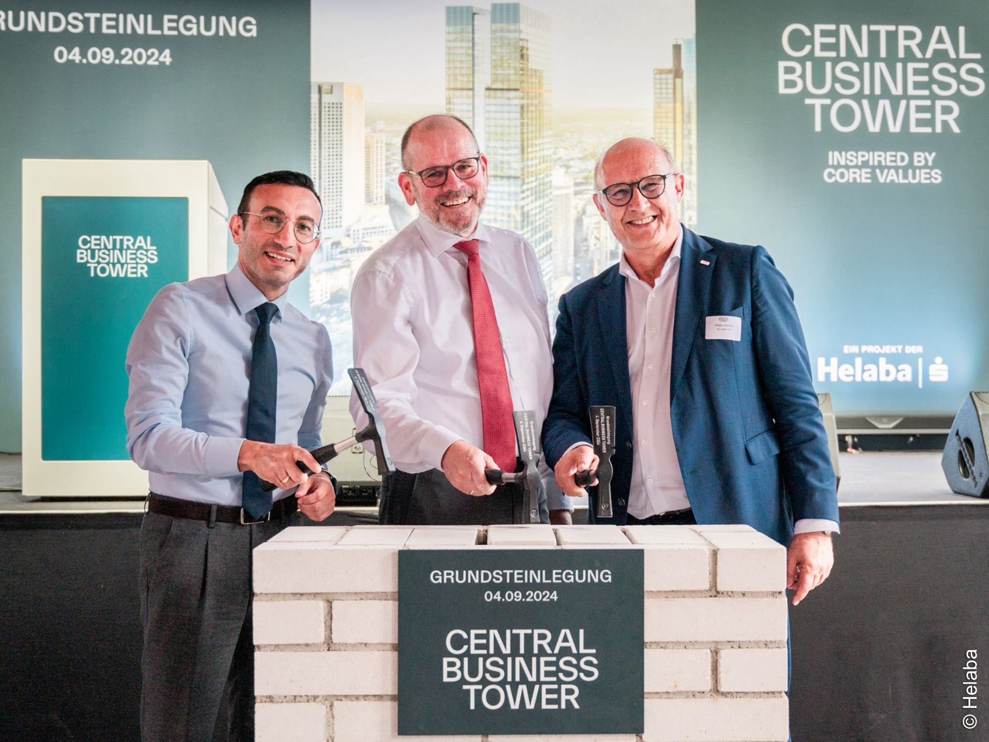 Von der Vision zur Realität: Grundsteinlegung für den Central Business Tower