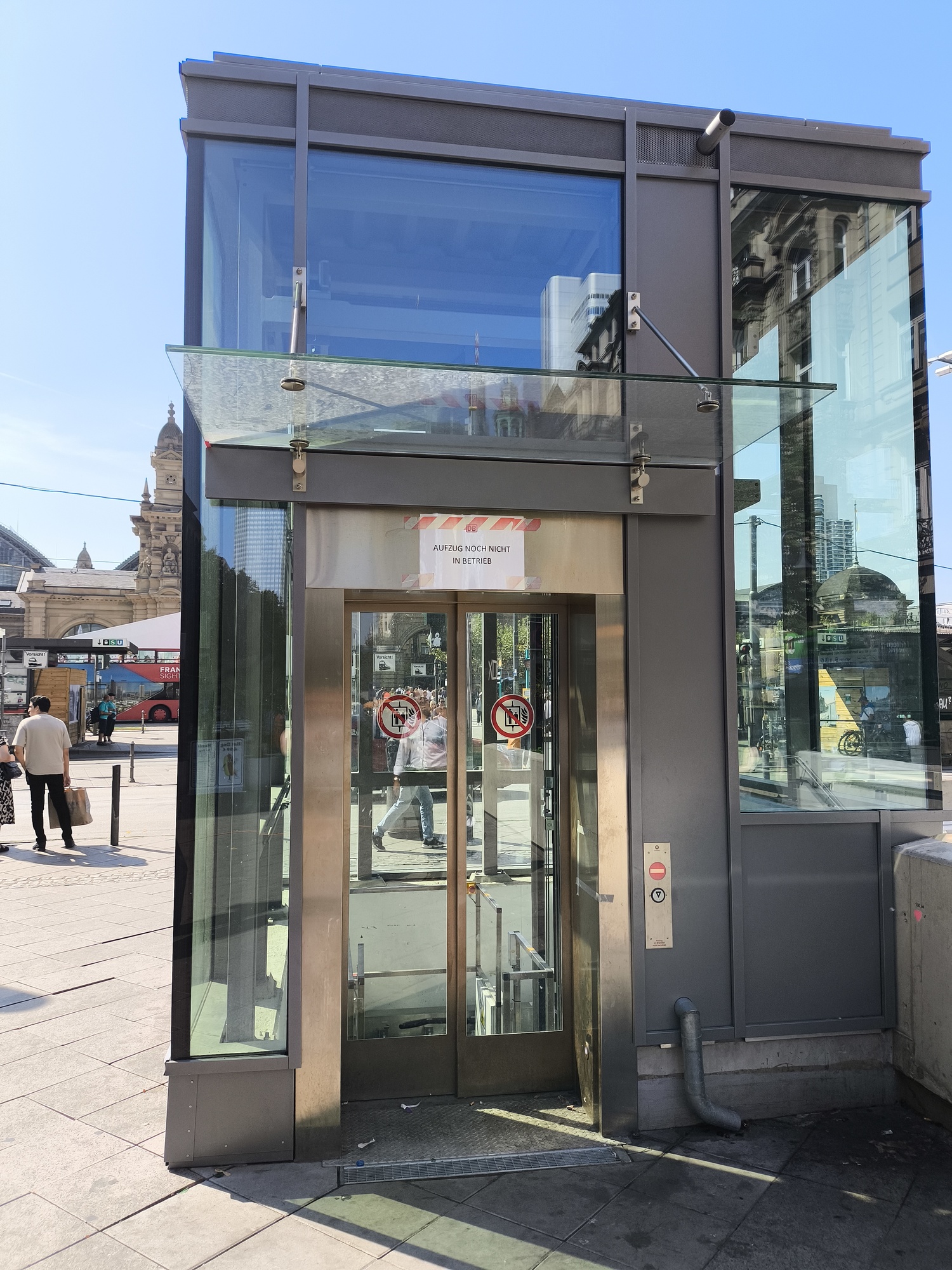 Schindler - Aufzüge - Hauptbahnhof - Frankfurt - Umbau - Kaisertor