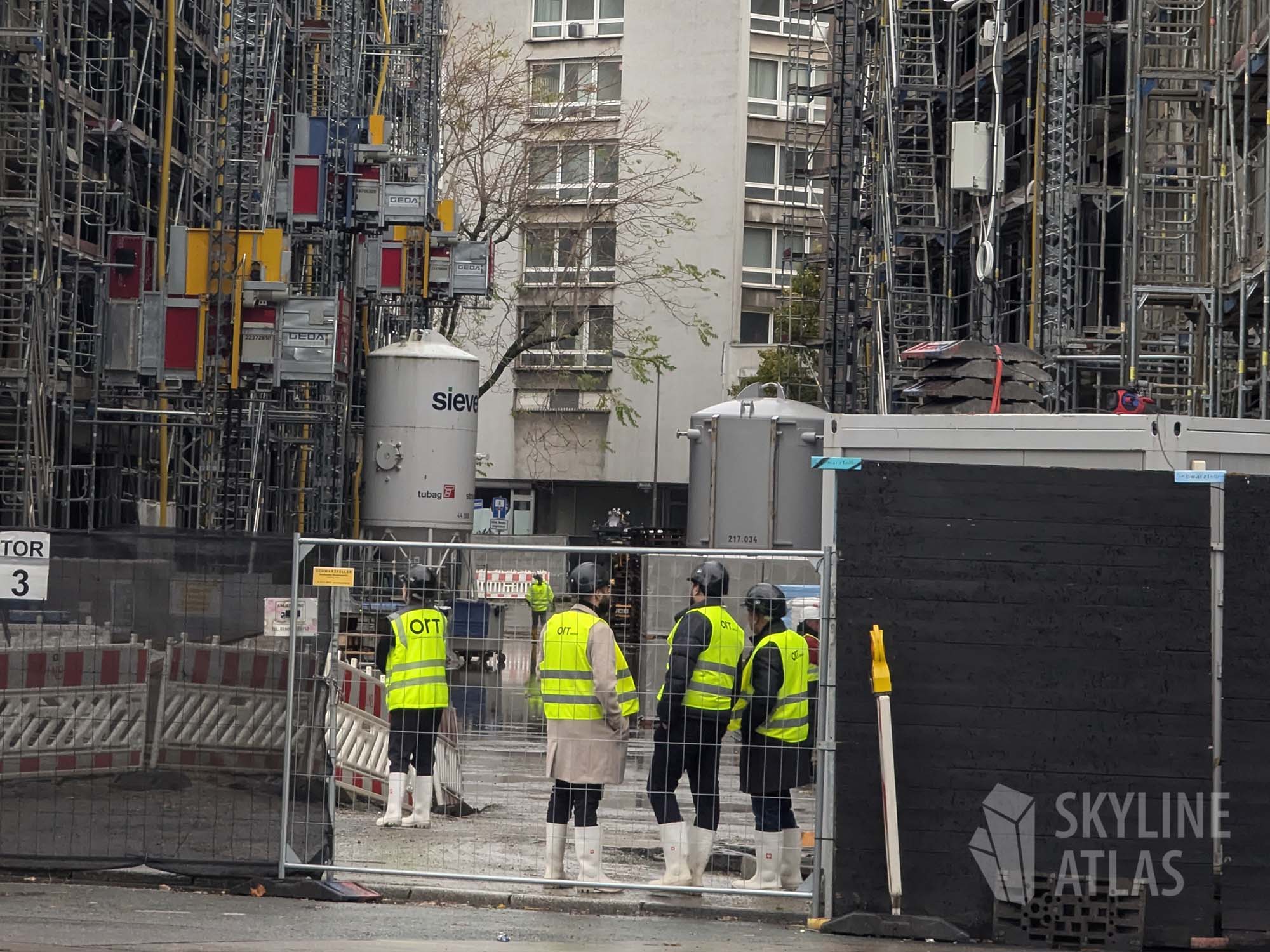 Baustelle - MAIN YARD - OrT Group - Frankfurt Innenstadt - Quartier - Neubau - Frankfurt am Main - Konstablerwache