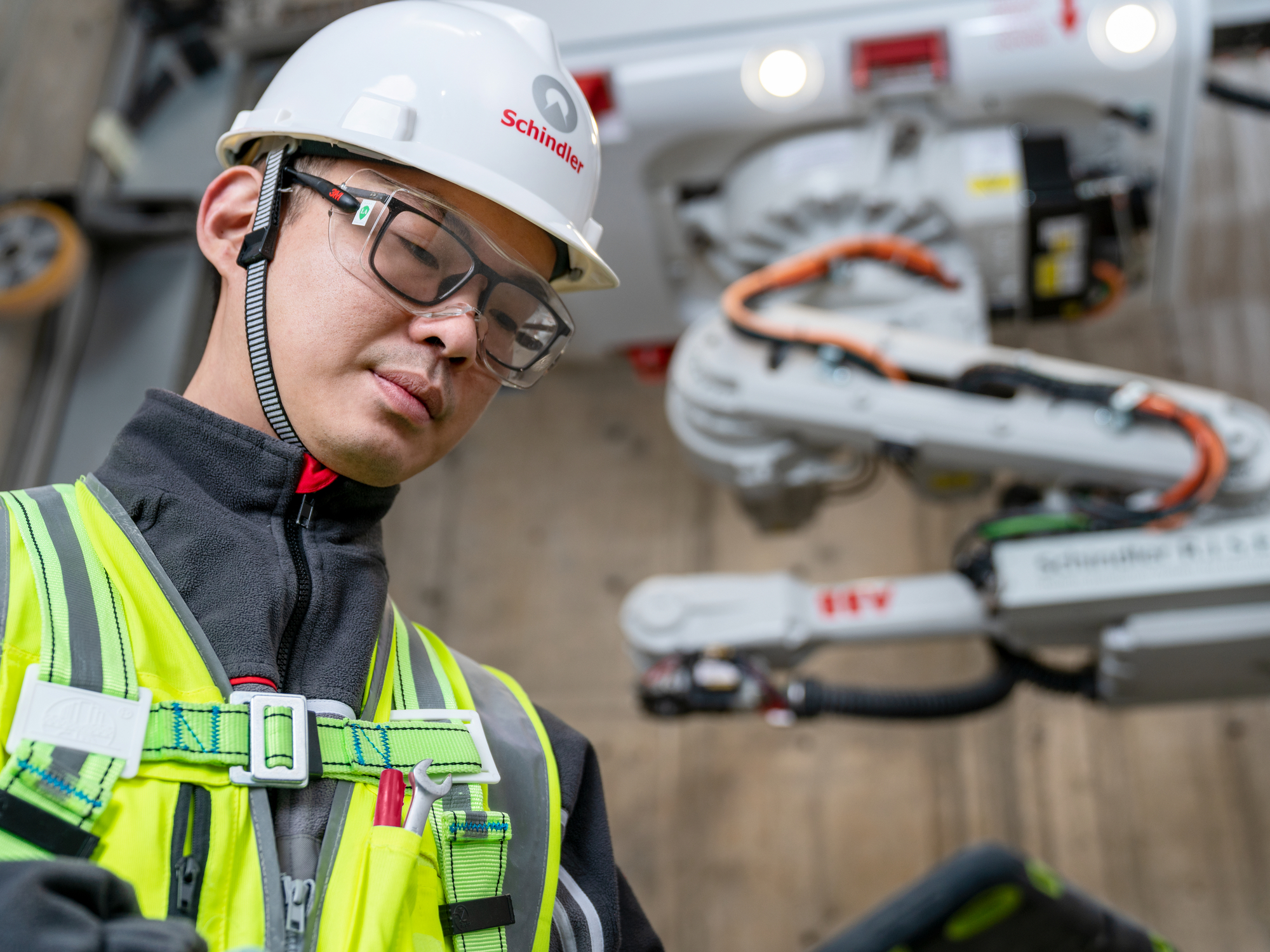 Schindler RISE: Roboter für den Aufzug