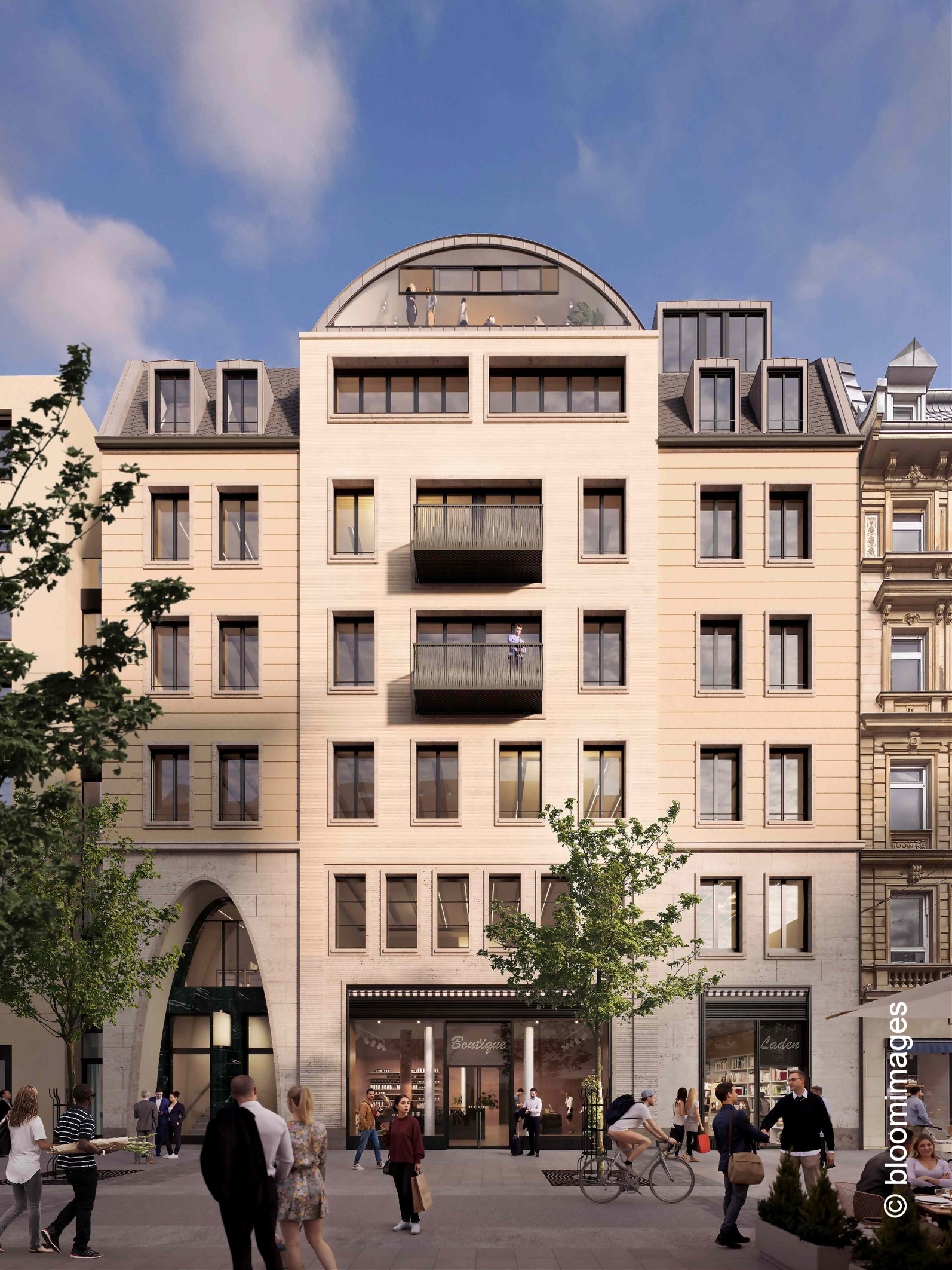 Cosmo Fassade Schillerstraße Cosmo LBBW Fassade Schillerstraße