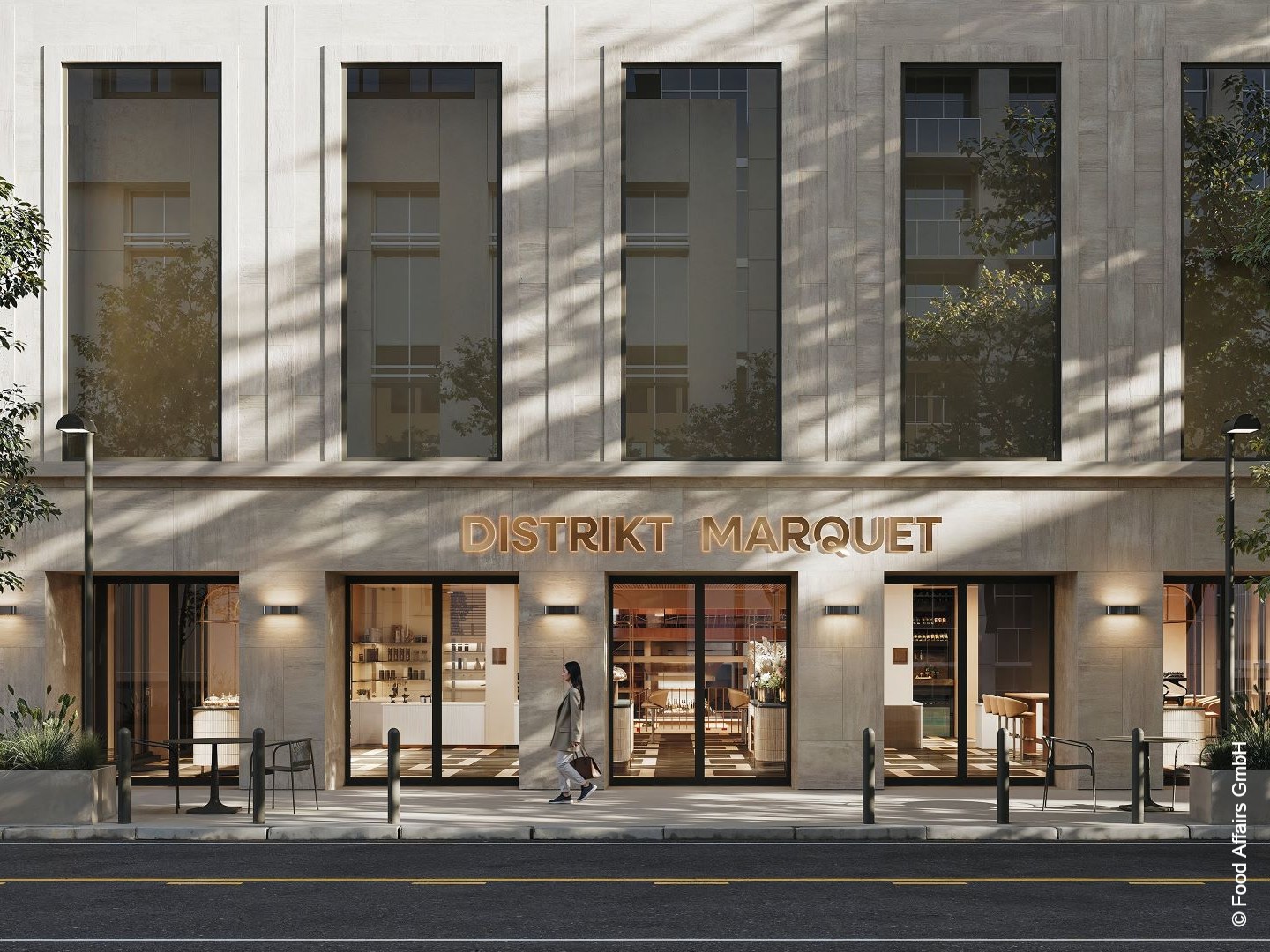 Eröffnung der Food Hall im FOUR: Erste Einblicke in Gastronomie-Projekt DISTRIKT MARQUET