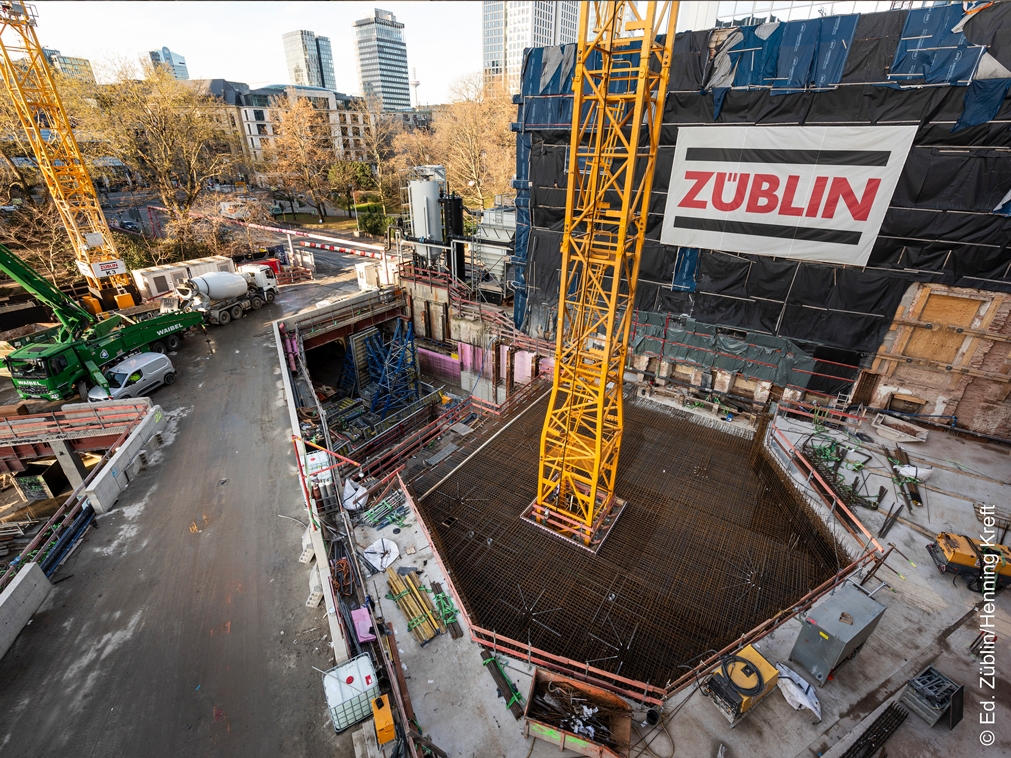 Züblin-Central-Business-Tower-Baustelle-Hochhaus Zueblin - Central - Business - Tower - Baustelle - Hochhaus