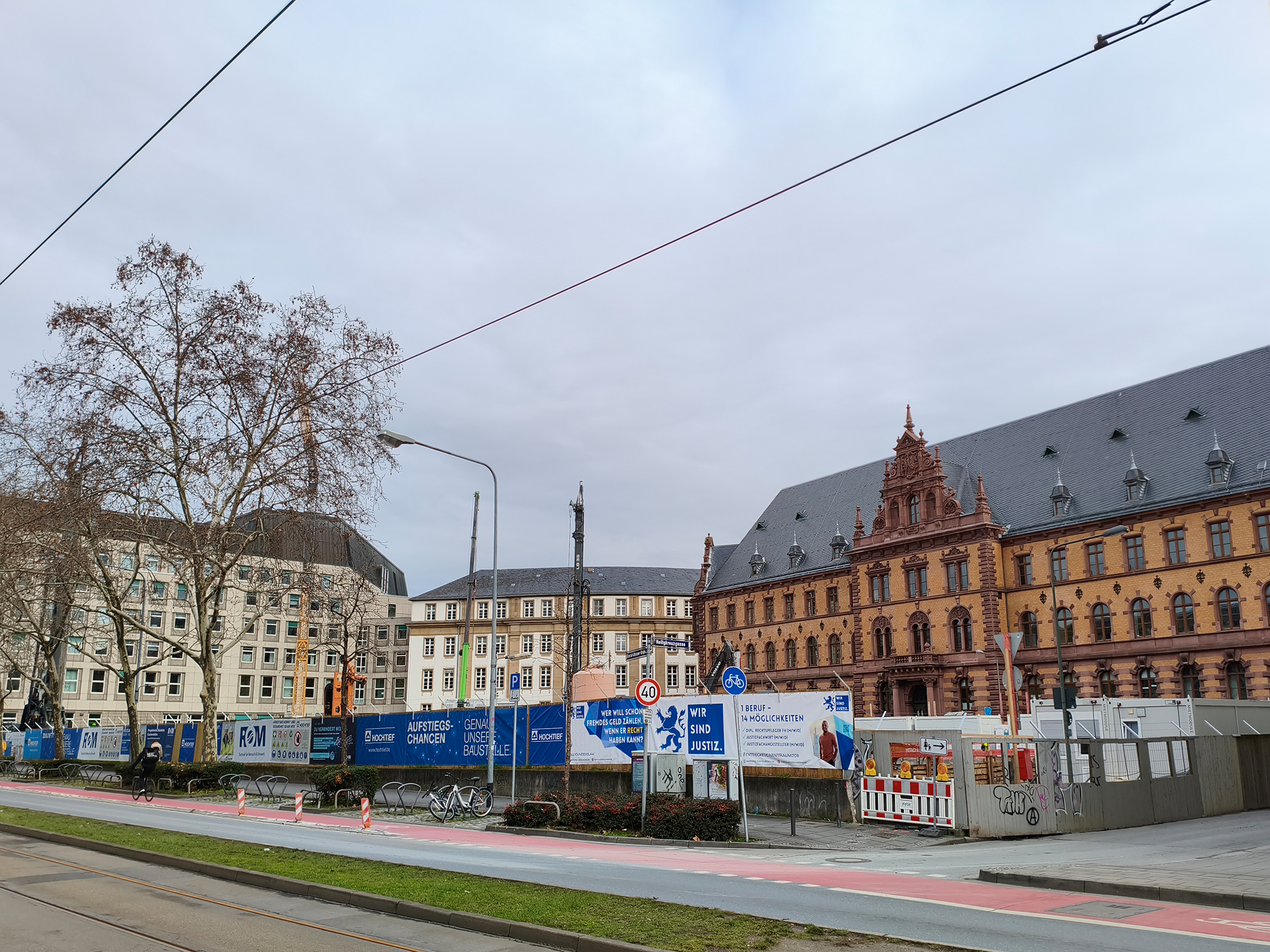 Gerichtsviertel - Konrad - Adenauer - Strasse - Konstabler - Wache - Neubau - Hochtief