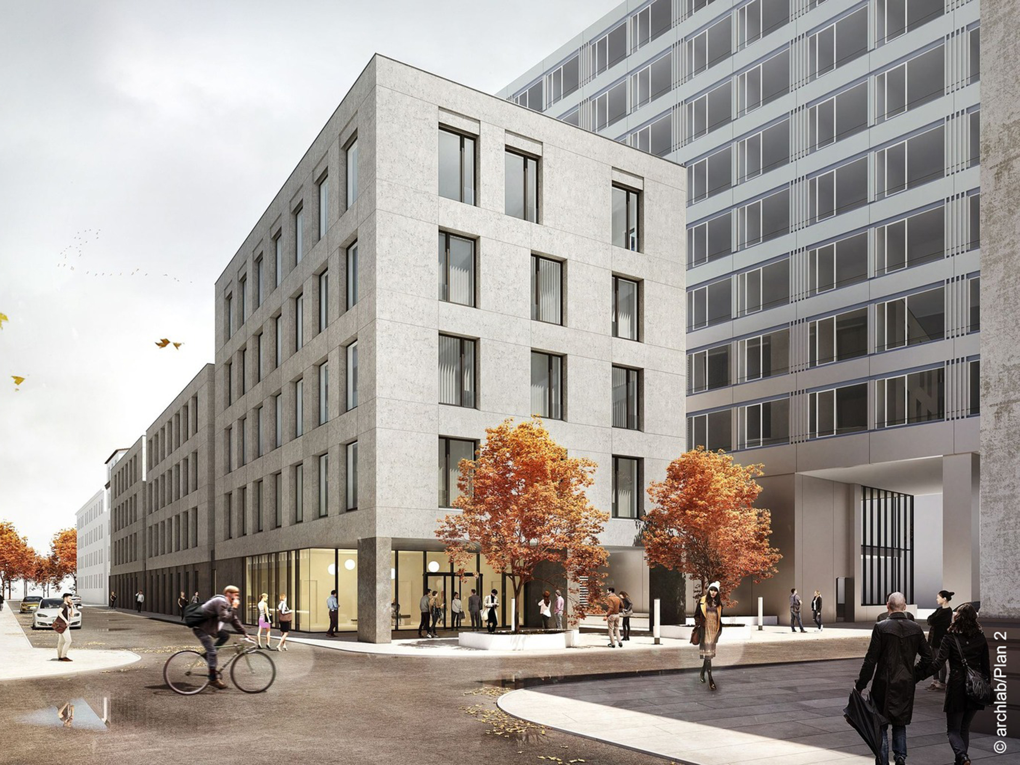 Neubau - Justizzentrum - Frankfurt - Archlab - Plan2