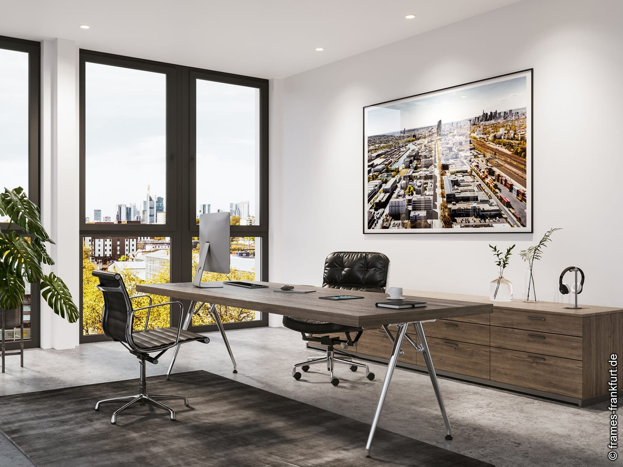 Moderne Büroräume - Frankfurt am Main - Ostend - Konzept - FRAMES