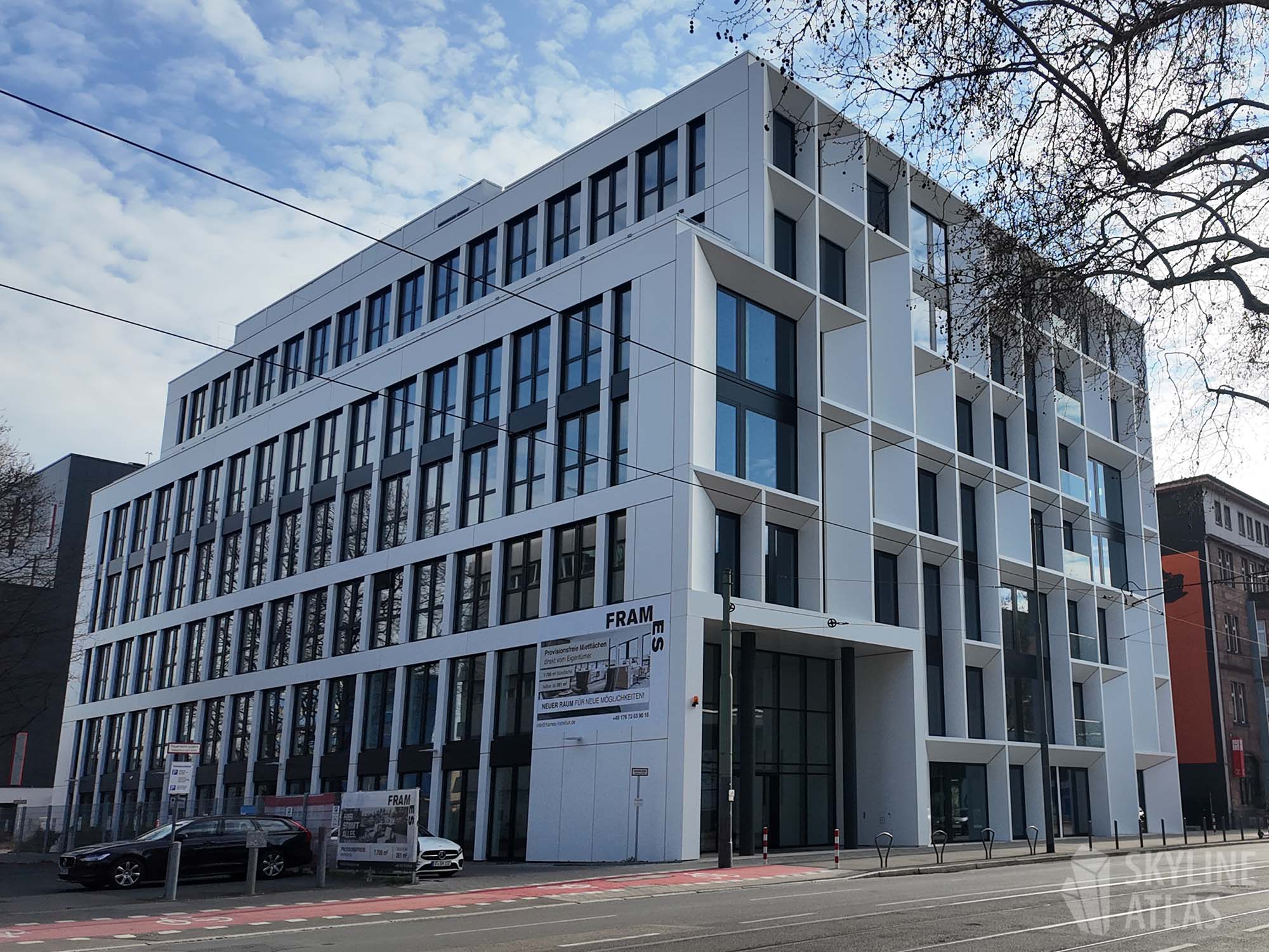 FRAMES - Außenansicht - Überblick - Fassade - Frankfurt Ostend - Büroimmobilie
