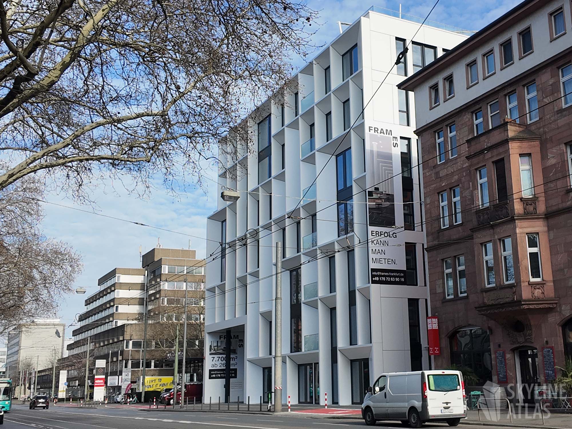 FRAMES - Außenansicht - Überblick - Fassade - Frankfurt Ostend - Büroimmobilie