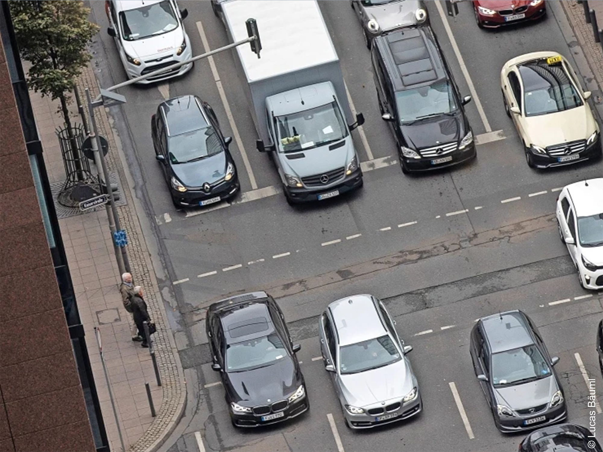 Autos - Bankenviertel - Masterplan - Mobilitaet - Frankfurt - Verkehrspolitik