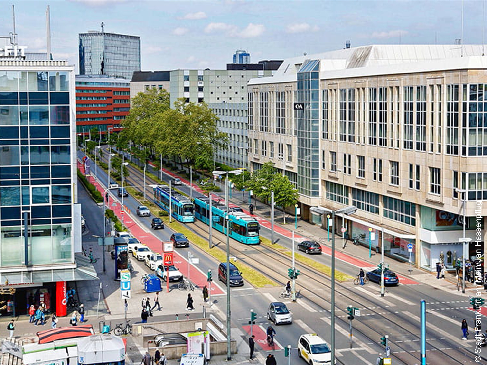 Konstablerwache-Strassenbahn - Autoverkehr - Masterplan - Mobilitaet - Frankfurt - Verkehrspolitik.