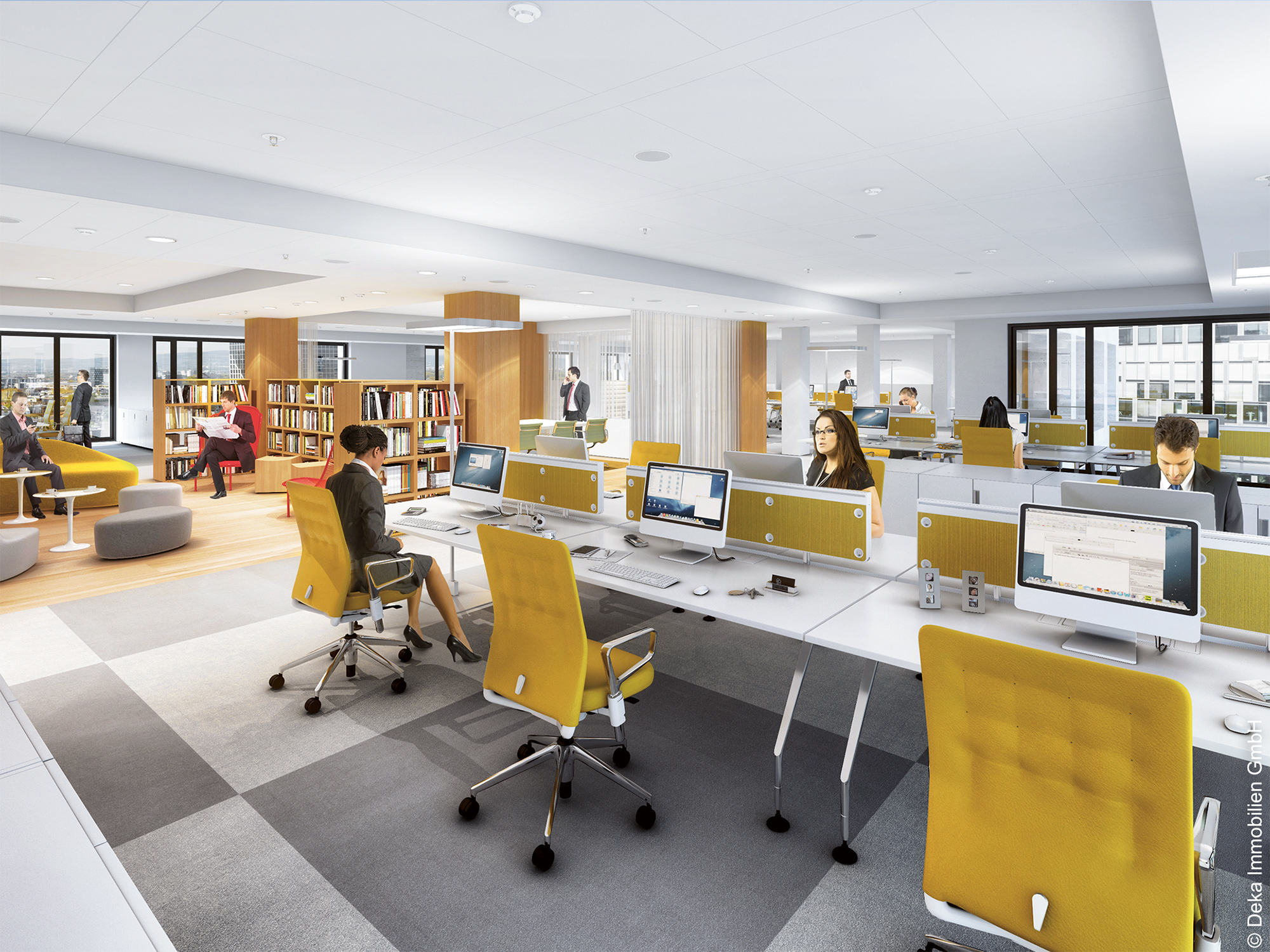 Westend-Sky-Deka-Immobilien-GmbH-Großraum-Büro-Dreso Westend - Sky - Deka - Immobilien - GmbH - Grossraum - Buero
