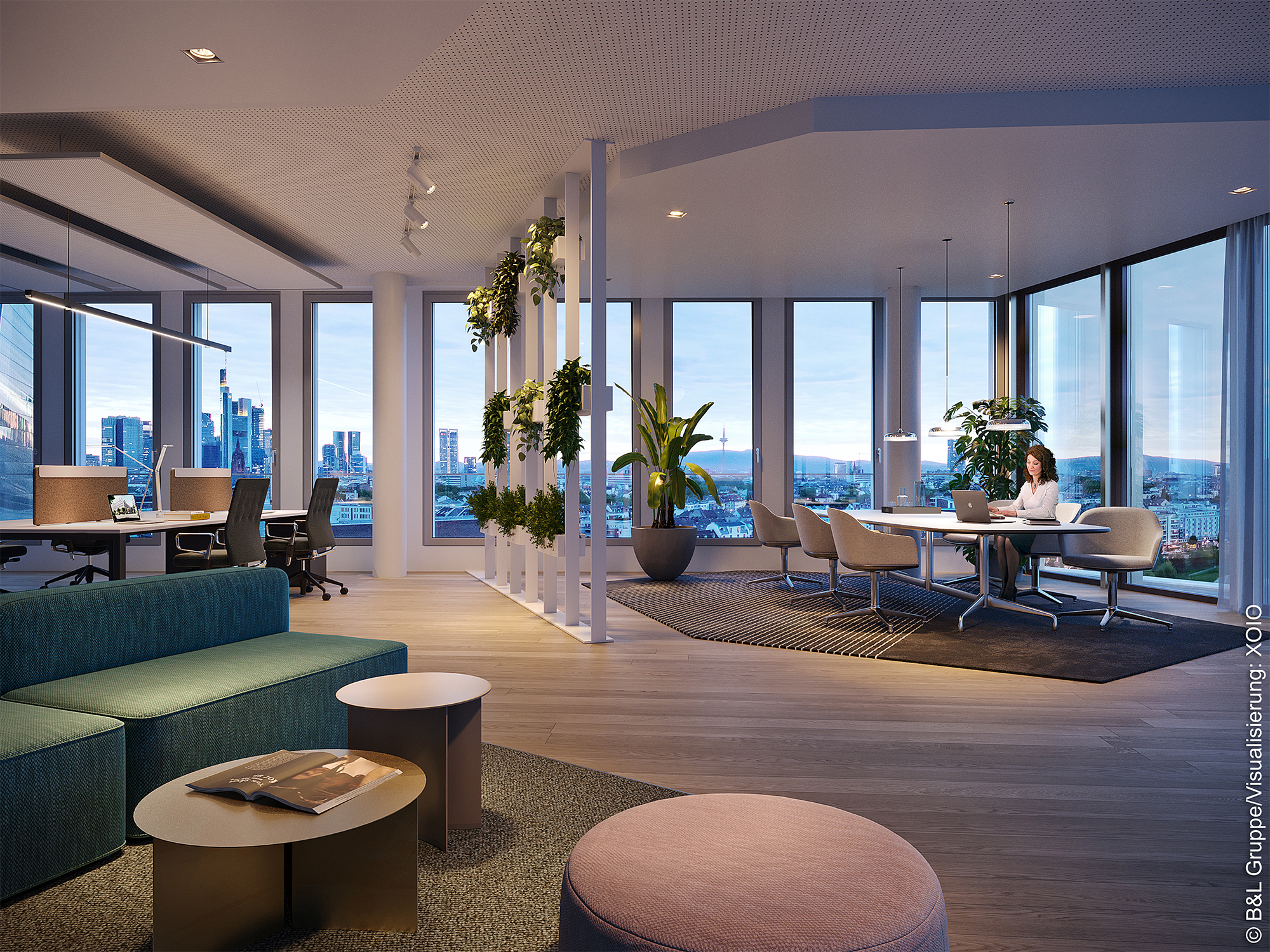 HPQ - Office - Hochhaus Buero - Hanauer - Landstrasse - Ostend