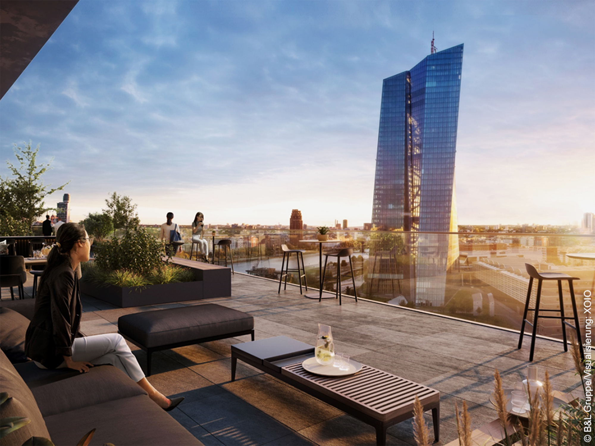 HPQ - Office - Rooftop - EZB - Skyline