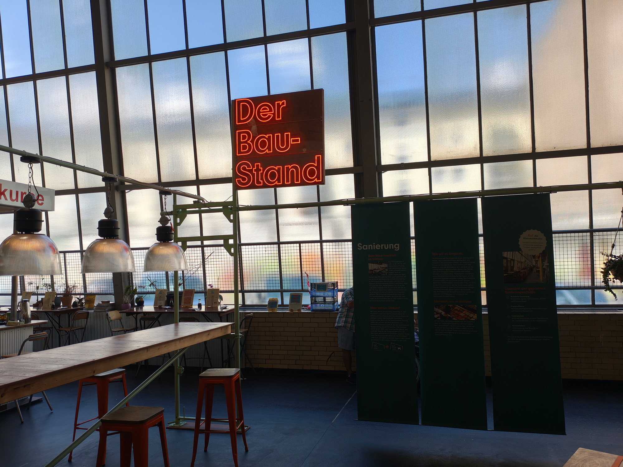 Baustand - Kleinmarkthalle - Innenstadt - Sanierung - Denkmalschutz