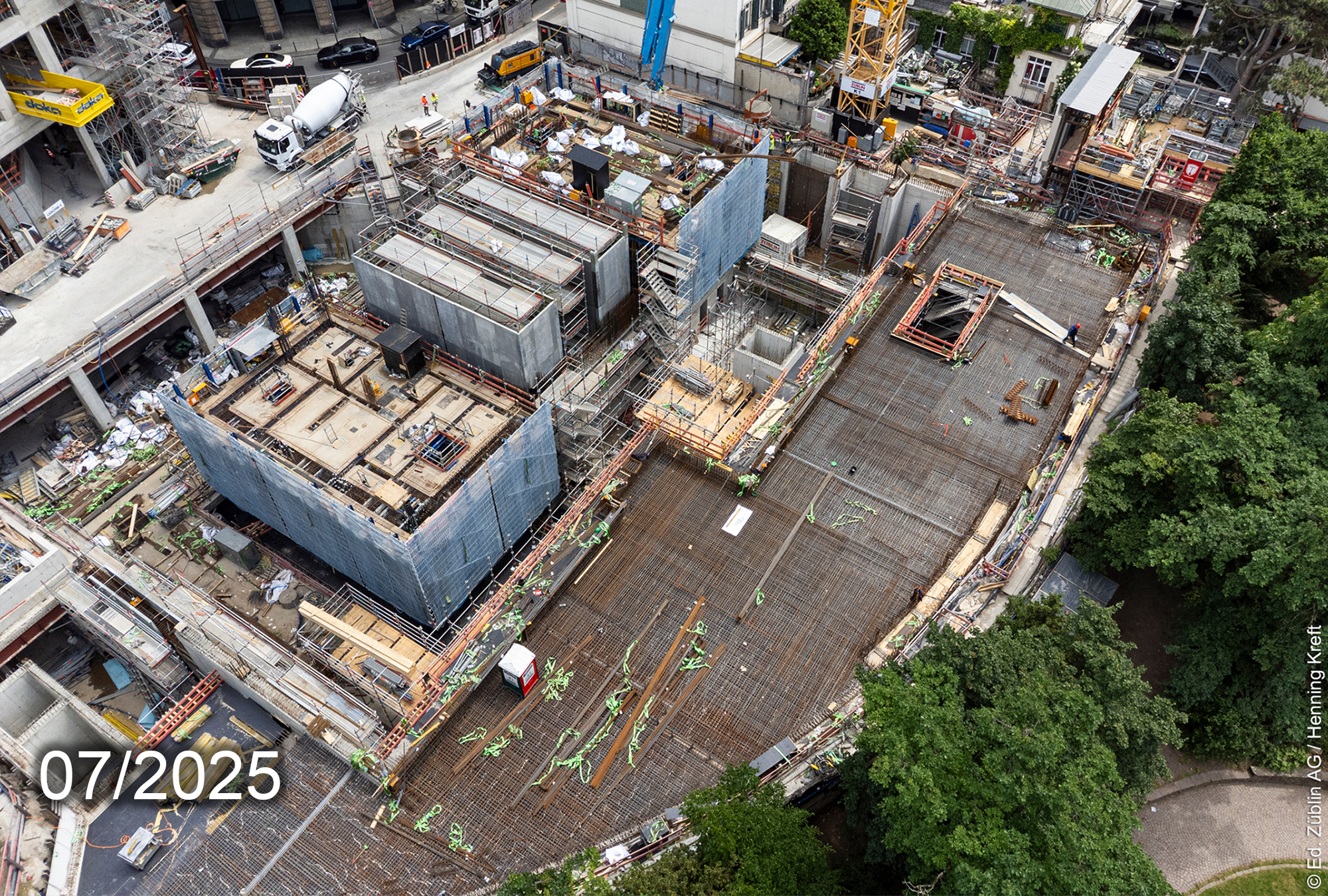 Central - Business - Tower - Züblin - Baustelle - Hochhauskern