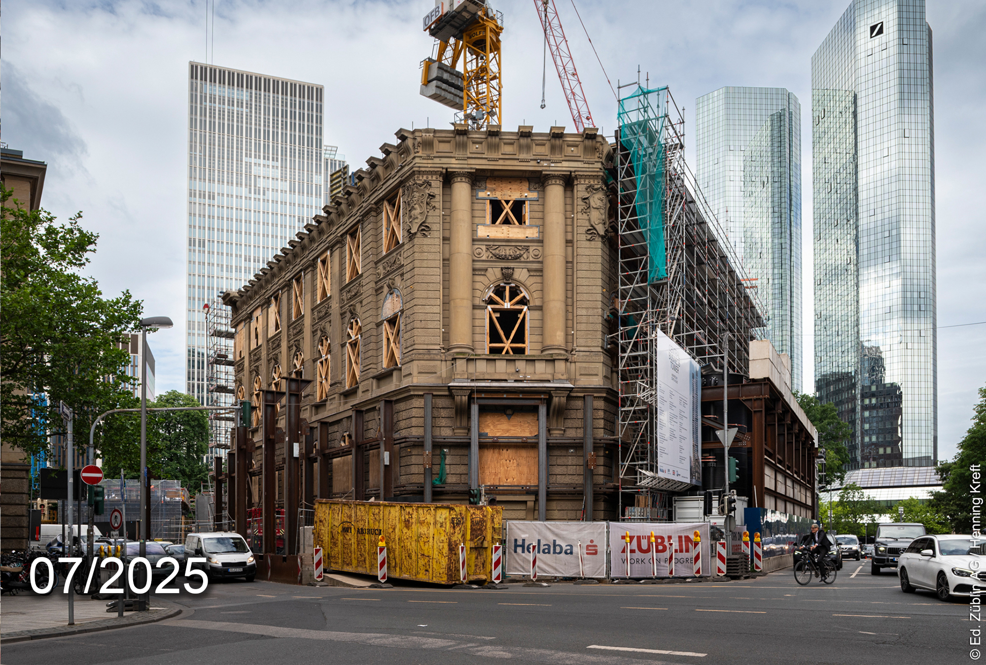 Central - Business - Tower - Züblin - Fassade - Denkmalschutz