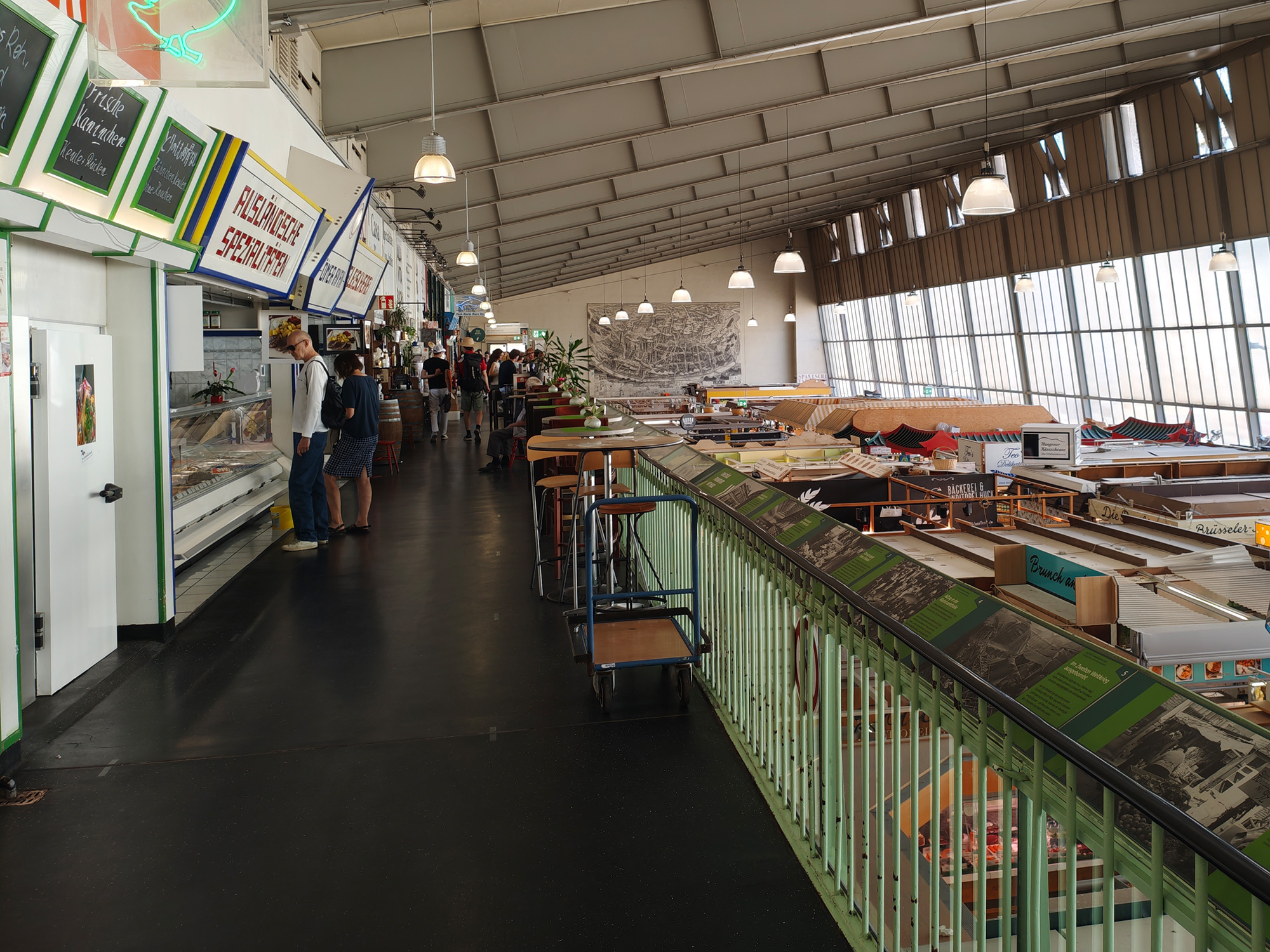 Kleinmarkthalle - Innenstadt - Obergeschoss - Sanierung - Denkmalschutz