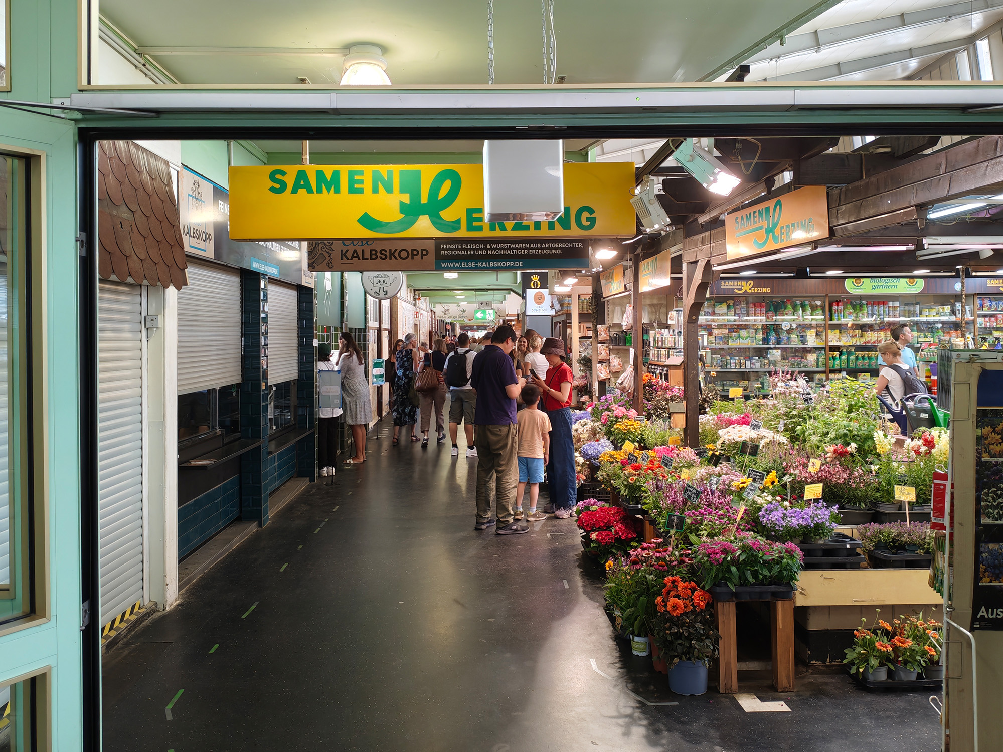 Kleinmarkthalle - Sanierung -Denkmalschutz - Eingang