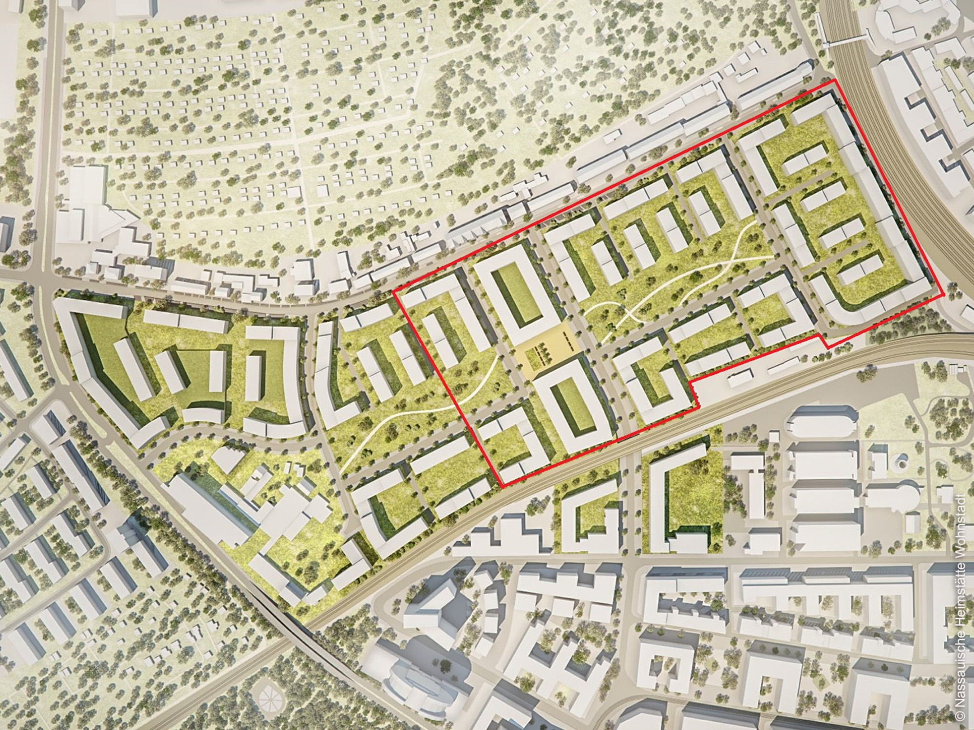 Schönhofviertel-Frankfurt-Bockenheim-Siemens-Areal Schönhofviertel - Frankfurt - Bockenheim - Siemens - Areal