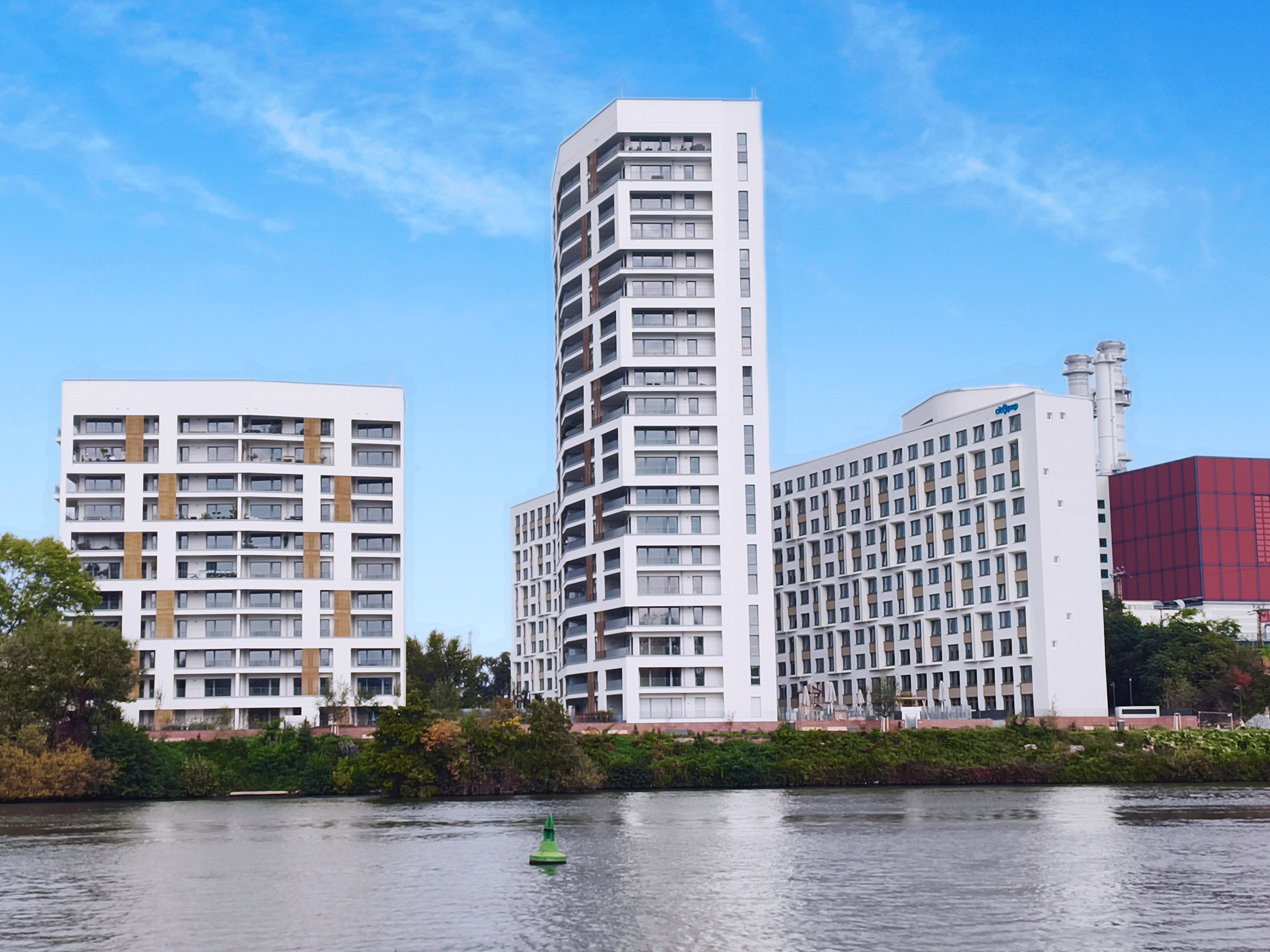 Wohnen am Sommerhoffpark vor der Fertigstellung