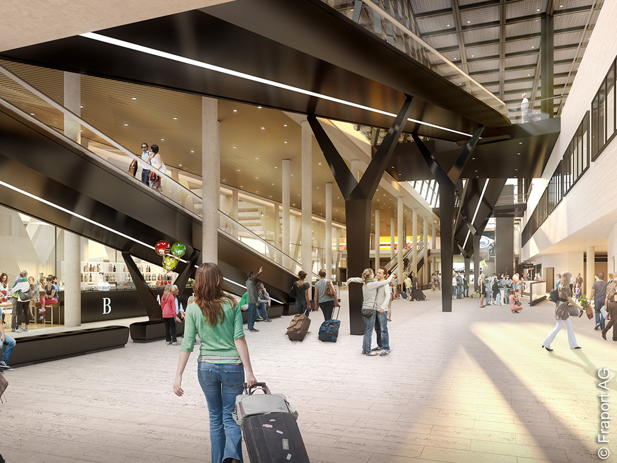 Terminal - 3 - Ankommerhalle - Frankfurt - Flughafen