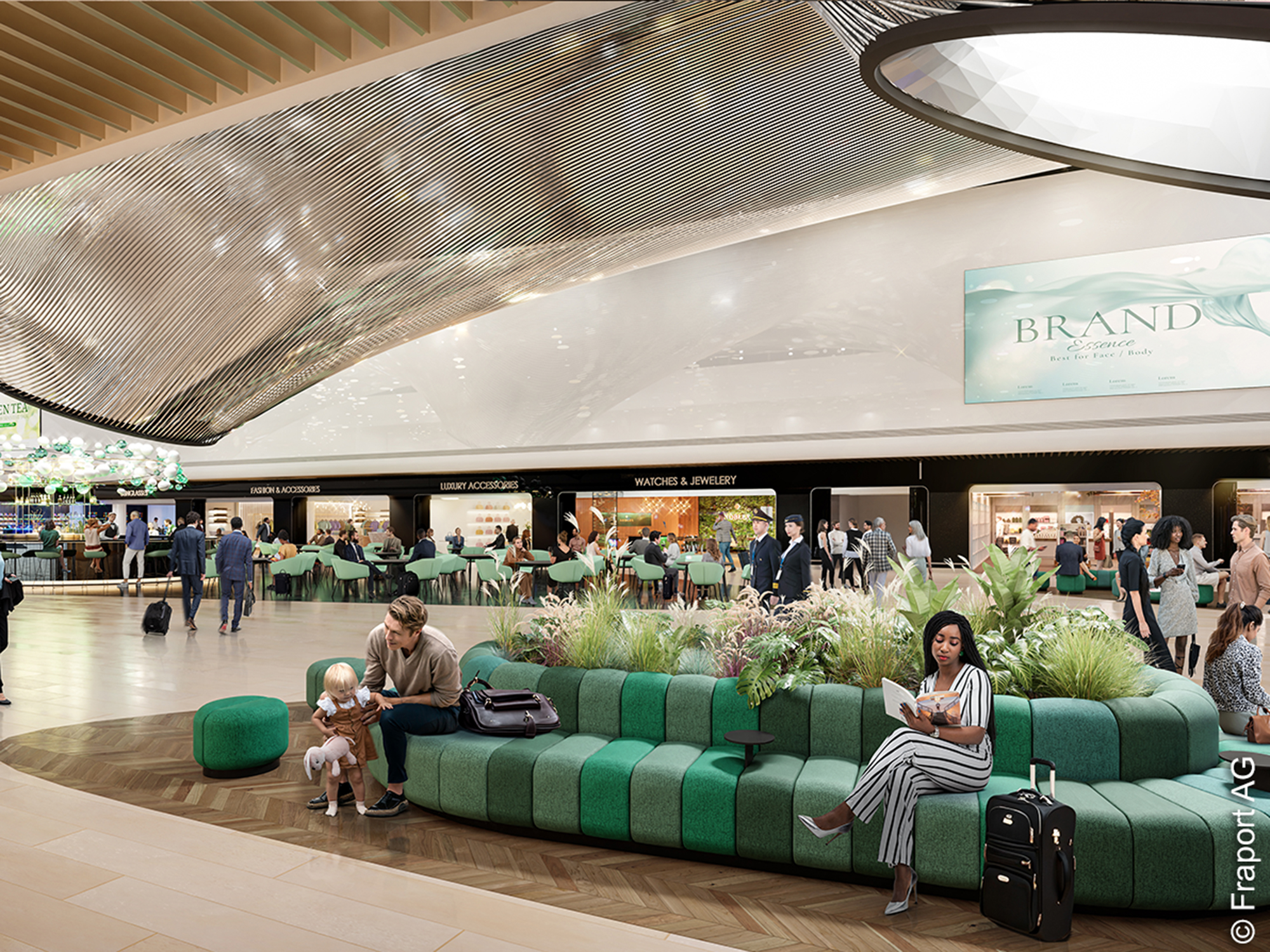 Terminal - 3 - Marktplatz - Frankfurt - Flughafen