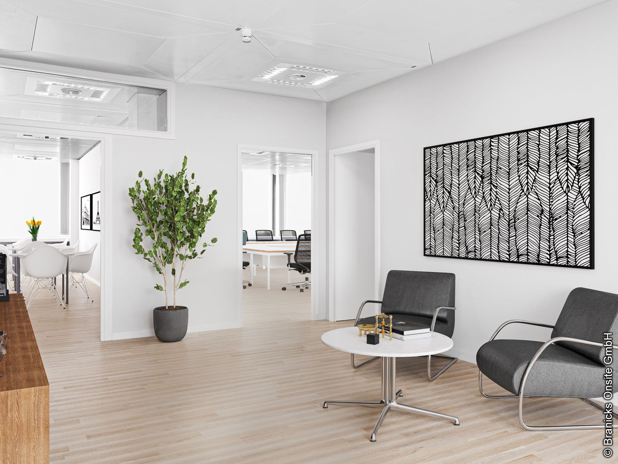 Branicks - Zircon Tower - Visualisierung - Open Spaces