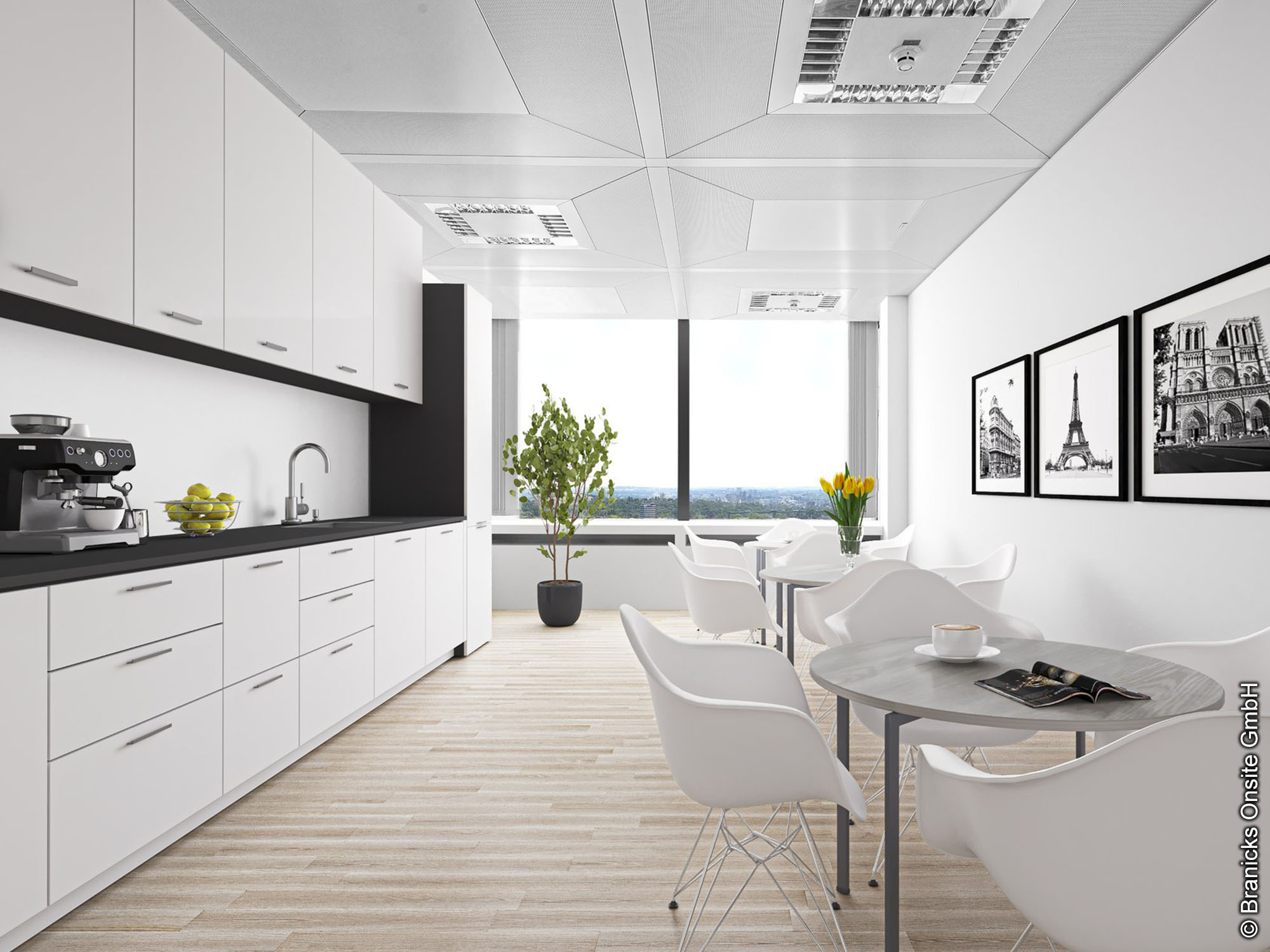 Branicks - Zircon Tower - Visualisierung - Teeküche