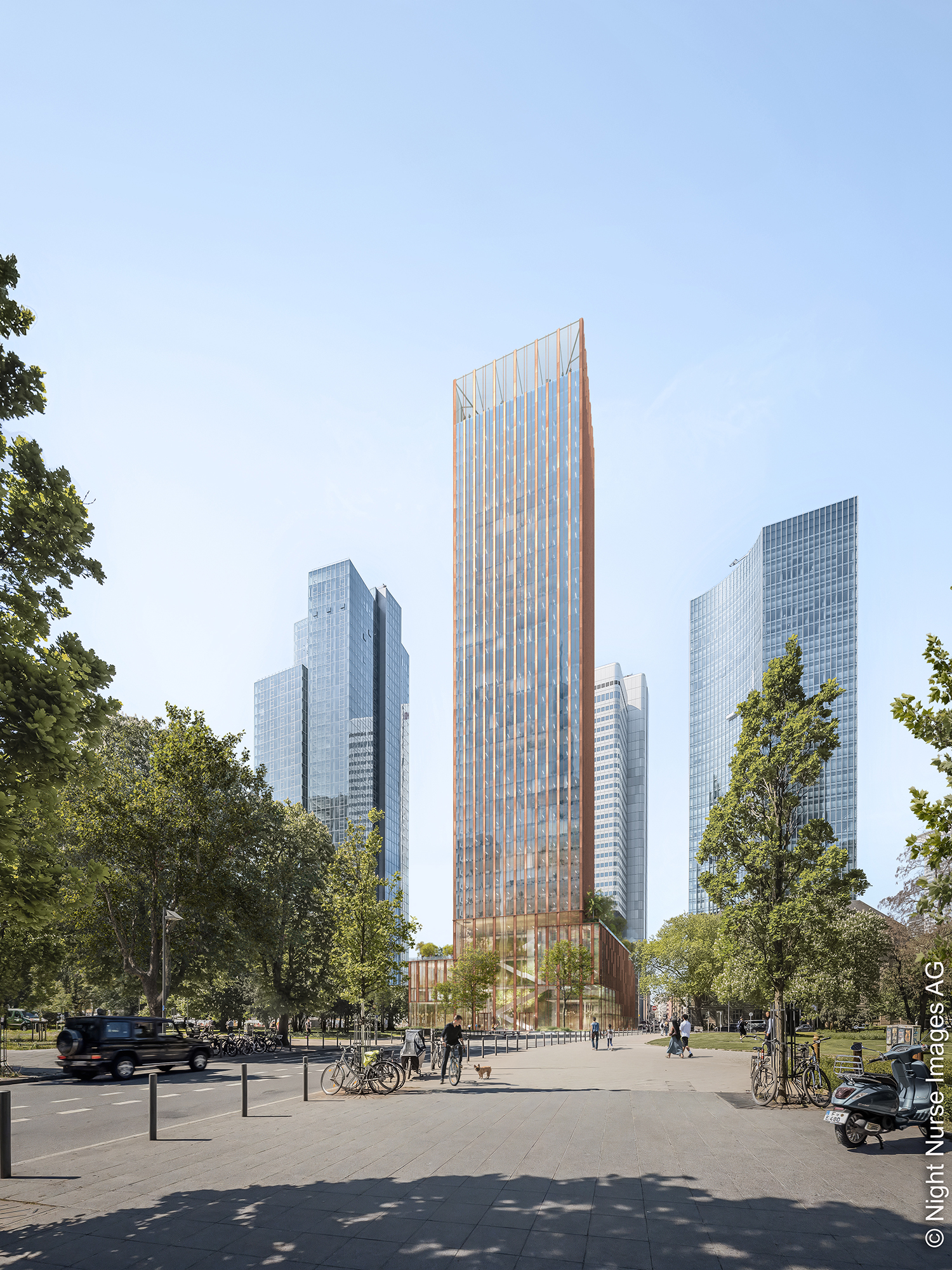 Hochhaus - Gallusanlage - 8 - Ferdinand - Heide - Wallanlagen