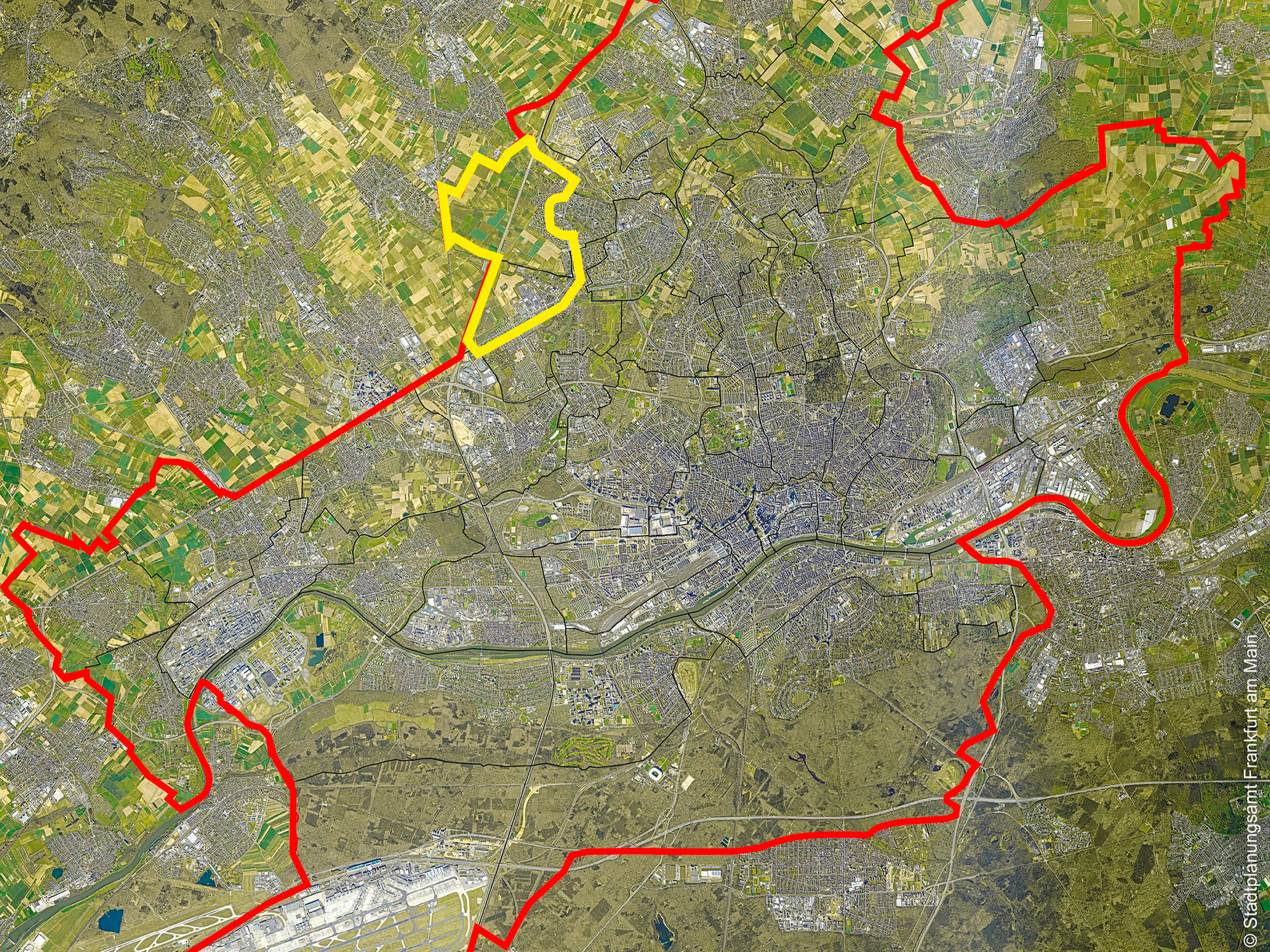 Stadtteil - der - Quartiere - Untersuchungsgebiet - Nordwesten - Frankfurt