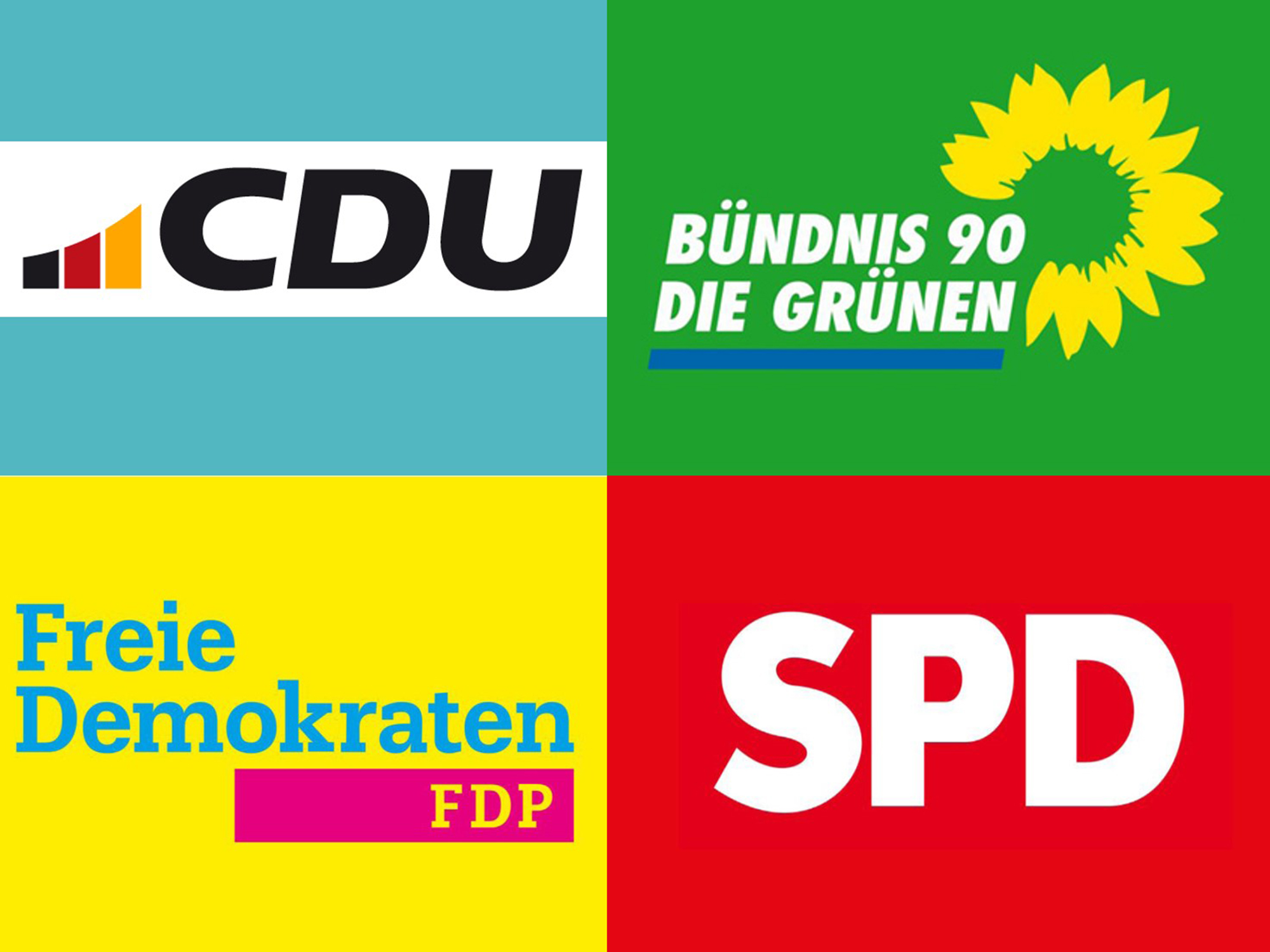 CDU - Gruene - FDP - SPD